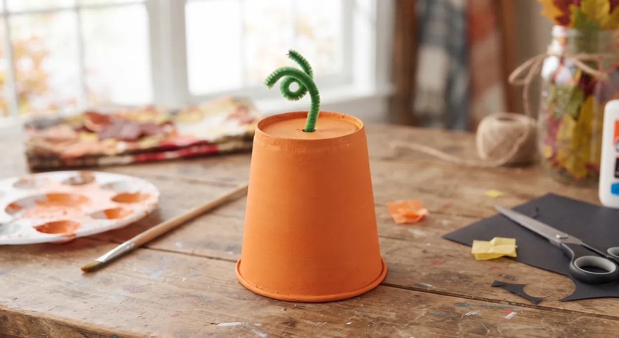 Paper Cup Pumpkin