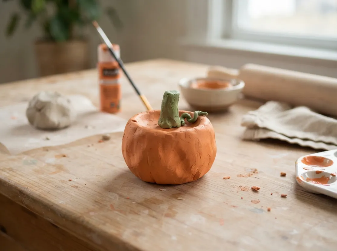 Pumpkin Pinch Pot