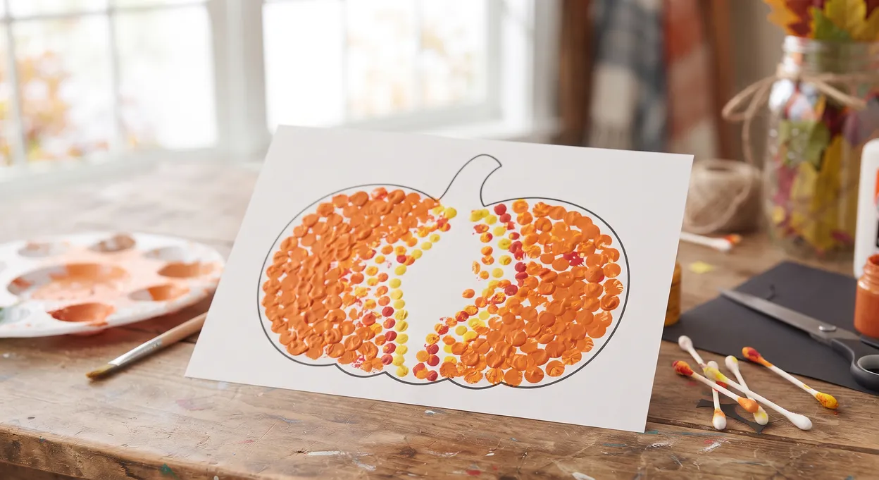 Q-Tip Dot Pumpkin