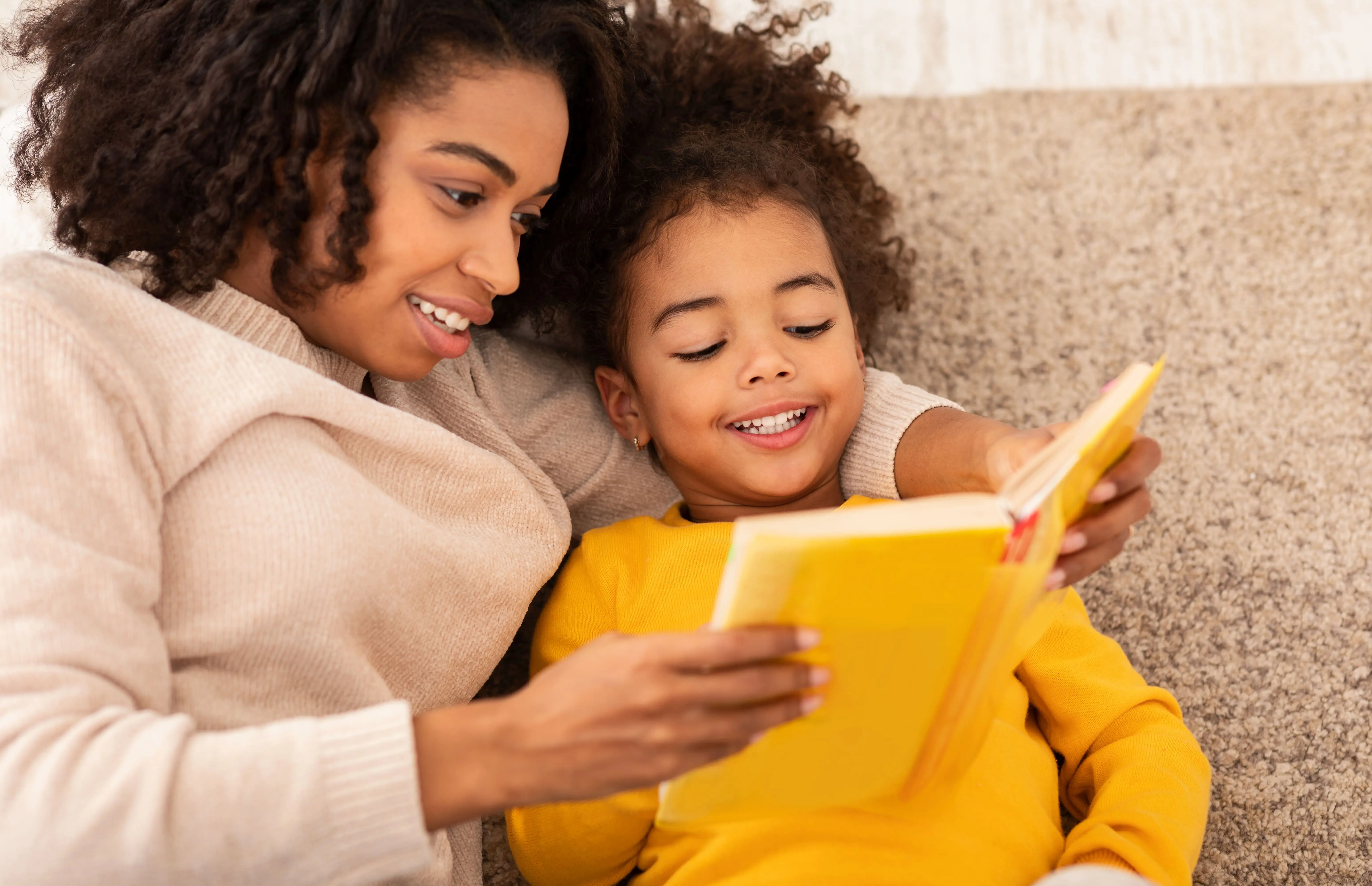 children learning reading