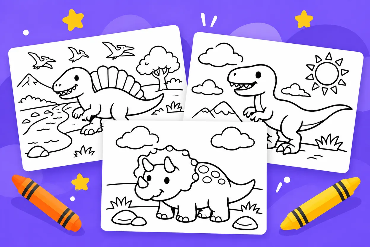 dinosaur coloring pages