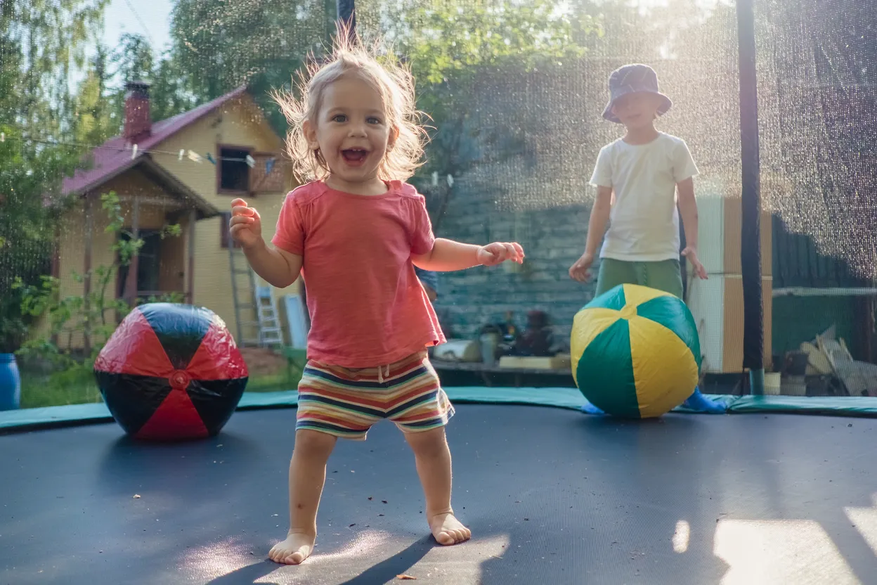 games to play on a trampoline
