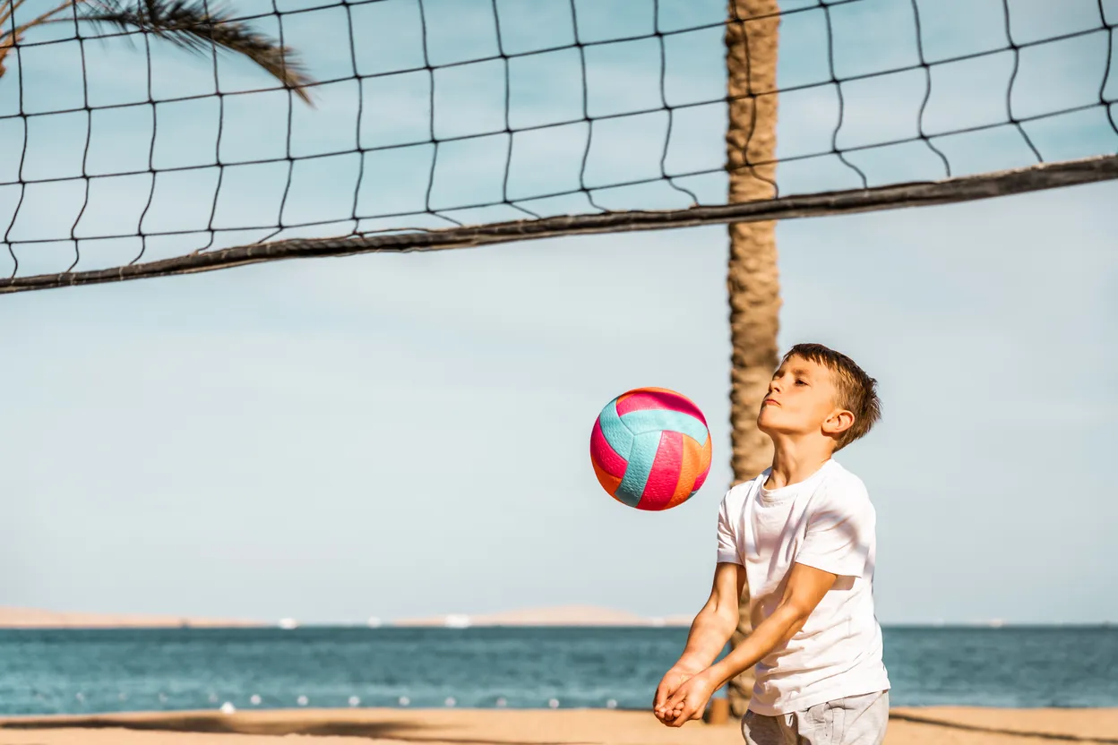 kids volleyball game